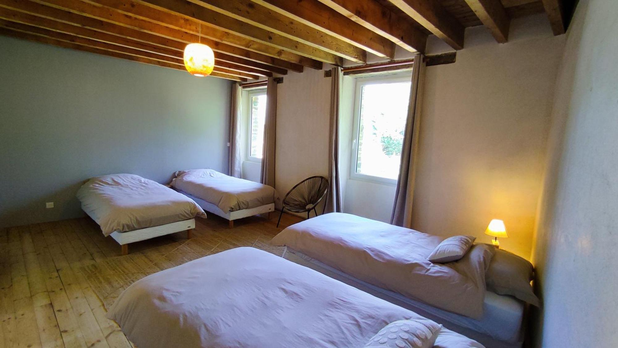 Chambre D'Hote En Gite - Moulin De La Houssaie - Broceliande Guer Eksteriør bilde